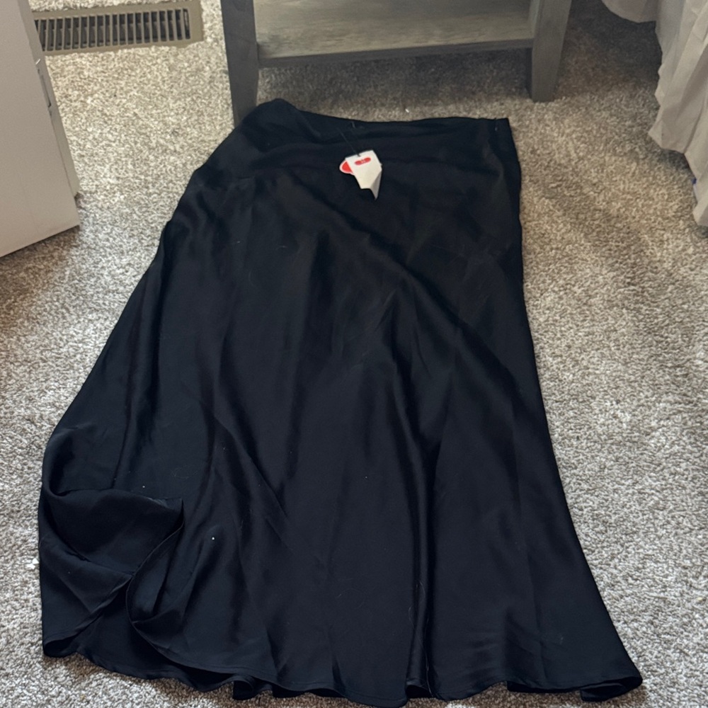 Cider Classic Black A-Line Skirt